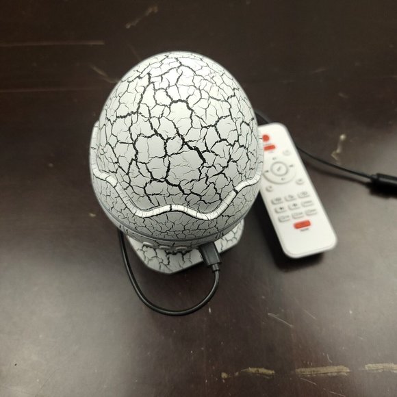 Dinosaur Egg LED Galaxy Projector Light White Noise Bluetooth Speaker Night Lamp - Picture 6 of 8